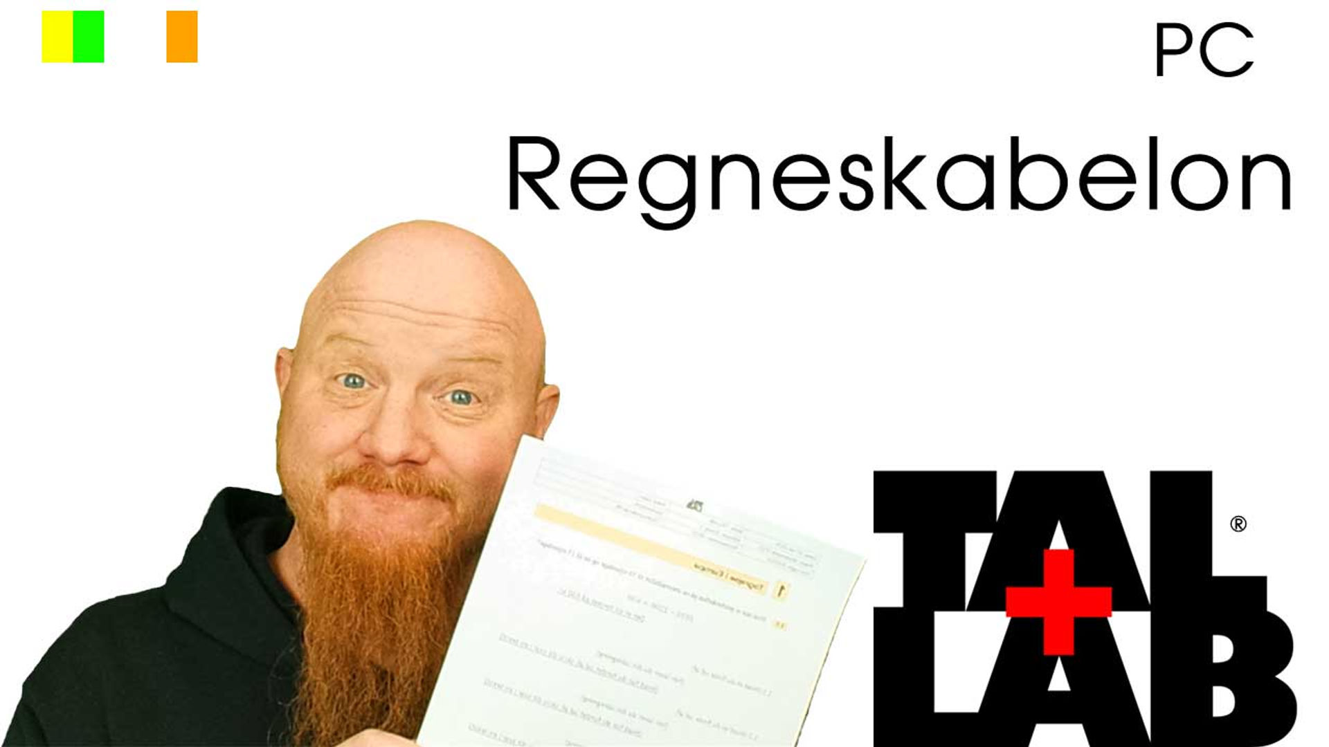 Regneskabelon
